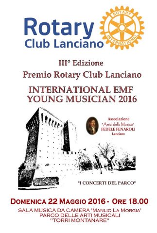 Premio Rotary EMF - 22 maggio 2016