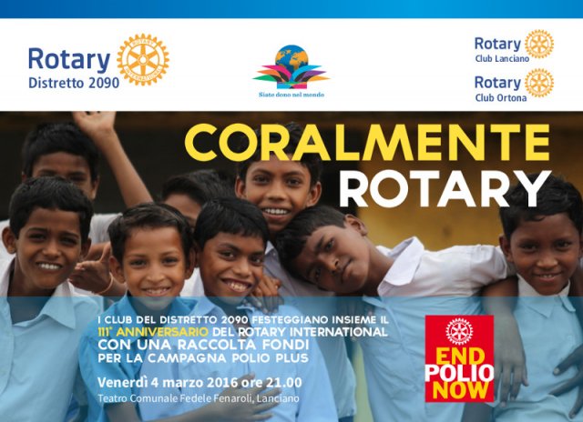 Coralmente Rotary - 4 marzo 2016