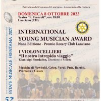 Premio Rotary Club Lanciano 2023 - International EMF Young Musician