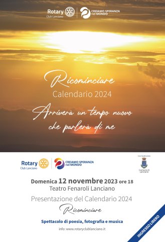 Presentazione Calendario Rotary Club Lanciano 2024